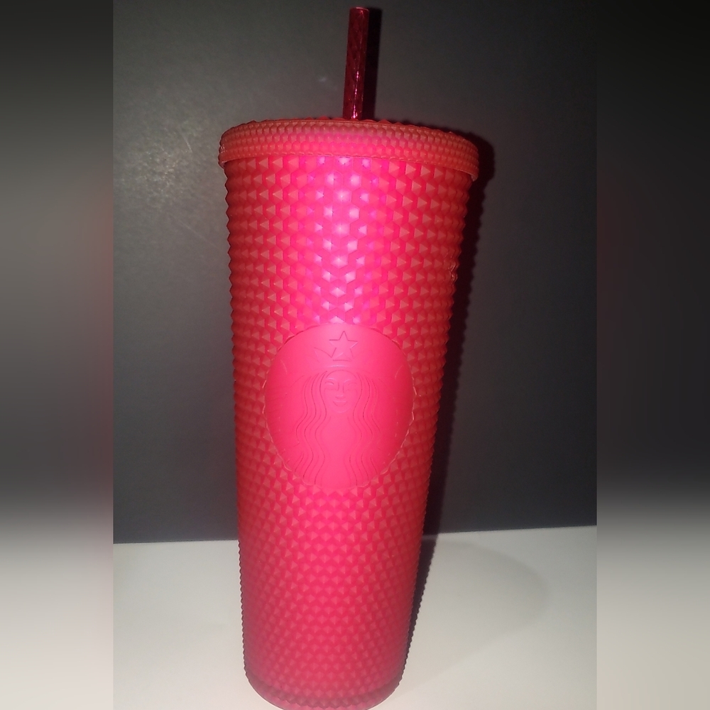 Starbucks Ruby Pink Diamond Studded Tumbler